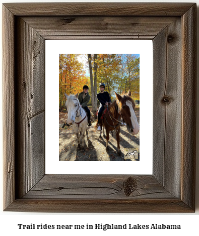 trail rides near me in Highland Lakes, Alabama